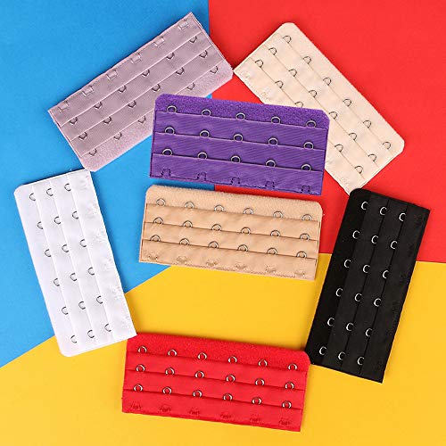 6 Hook Bra Extenders For Plus Size 3/4 Inch Spacing Bra Extension Strap #TOP3