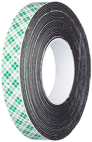Image of 3M 4052 Natural Polyurethane Double Coated Foam Tape, 0.5 inch Width x 5yd Length (1 roll)