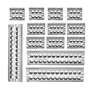 FormulaMod Metal Cable Comb Kit Brass Material Cable Management Tools Wire Organizer Combs for PSU Cable Extension Water Cooling