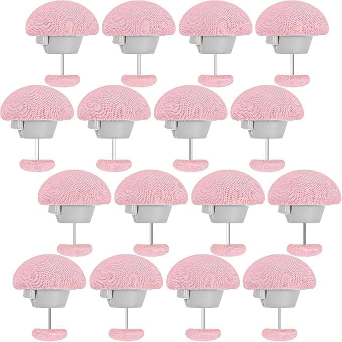 VIPREKHO Quilt Fixing Clips, Duvet Cover Clips,Mushroom Round Fixing Clips with One-Key Unlock for Blanket Bed Sheet Curtain Socks Mattress Covers | Pack of 12, Multicolor 4