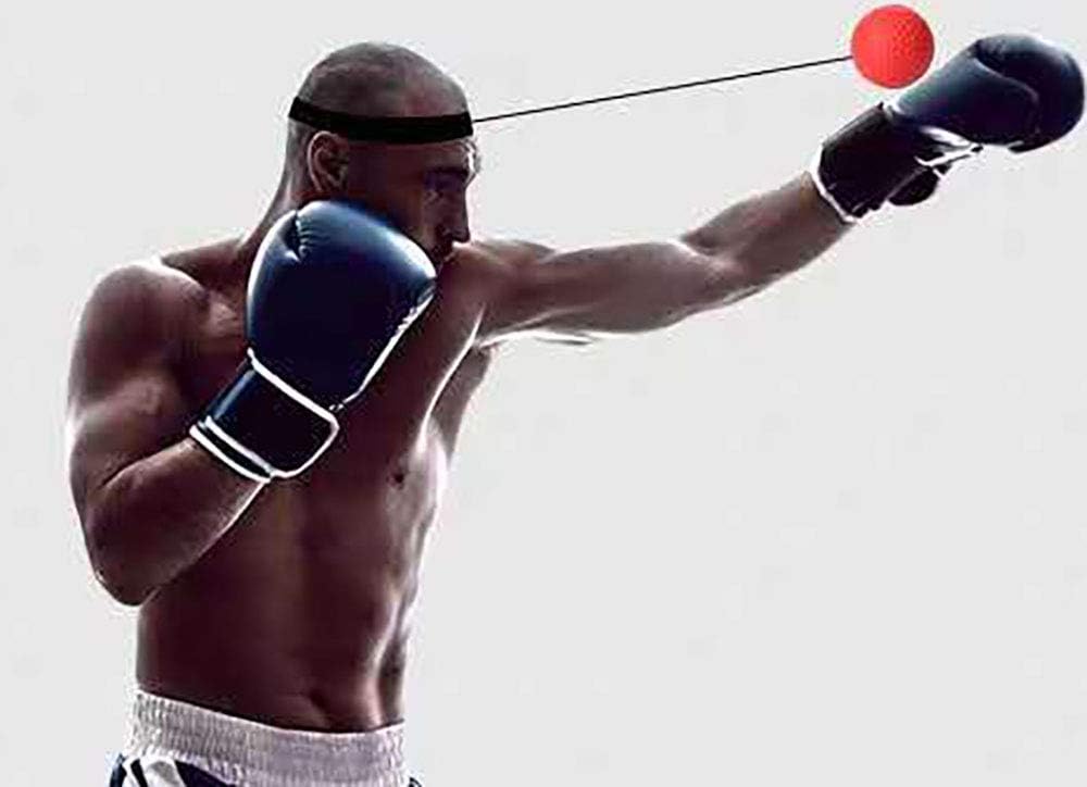 Boxing Ball Fight Reflex Ball ，Perfect for Training Speed Reaction, Softer Than Tennis Ball, Perfect for Reflex, Timing, Accuracy, Focus and Hand Eye Coordination Training of Boxing : Sports & Outdoors