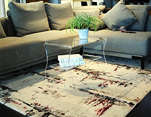 Slato Tavolino Basso da Salotto dal Design Moderno...