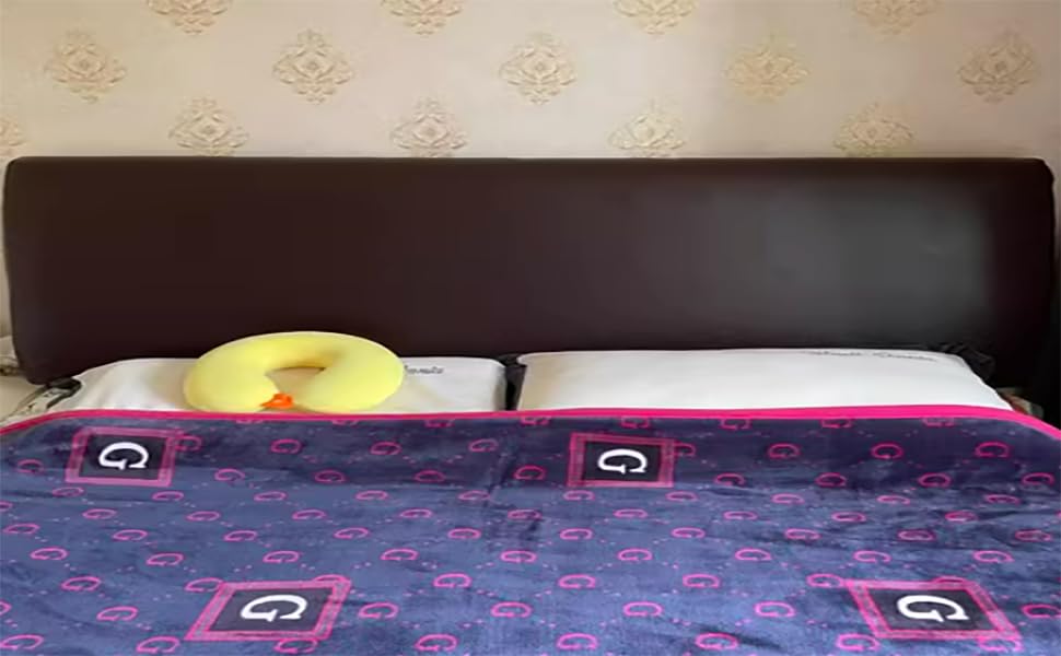 Pu Lederen Hoofdeindehoes Elastisch - All-Inclusive Beschermhoes Voor Tweepersoons- En Kingsize Bed (Bourgondië, 170-190 Cm)