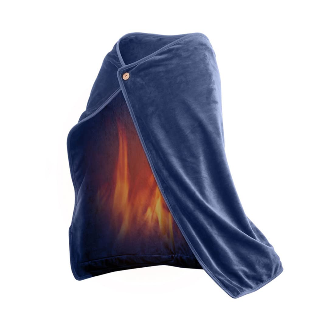 Châle chauffant pour soulager le dos et l'hiver avec cette couverture électrique USB
