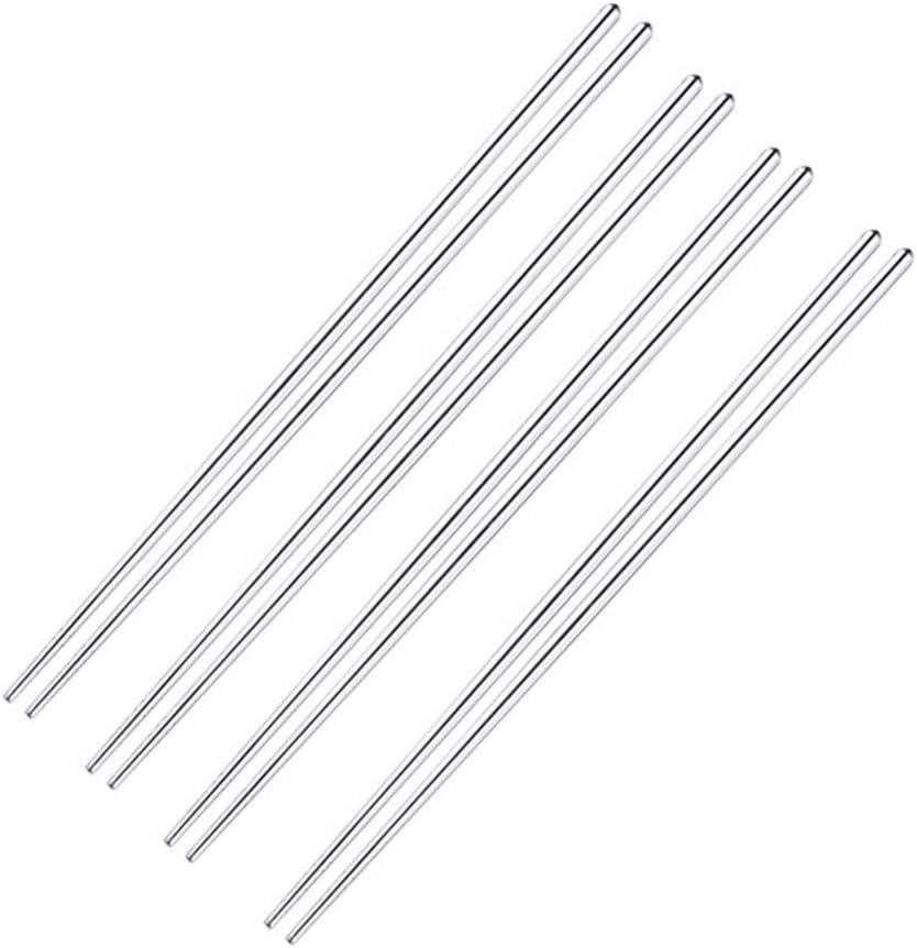 4 Pair Extra Long 14 Inch Stainless Steel Hot Pot Chopsticks for Cooking Frying Noodle
