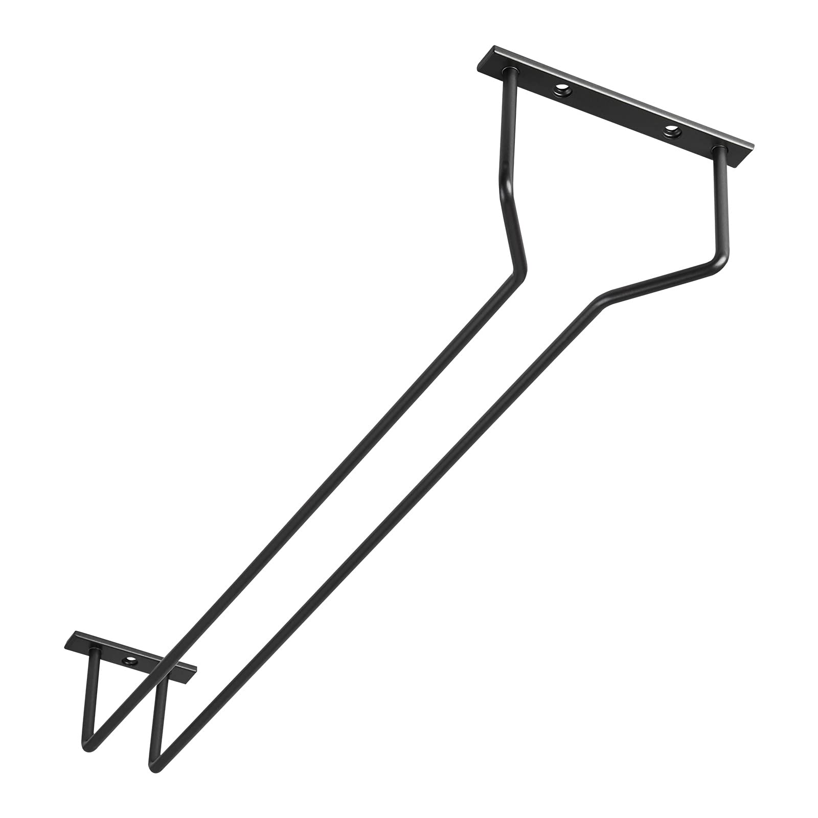 SOTECH Gläserhalter für 1 Glasreihe, 120 x 500 x 70 mm, schwarz