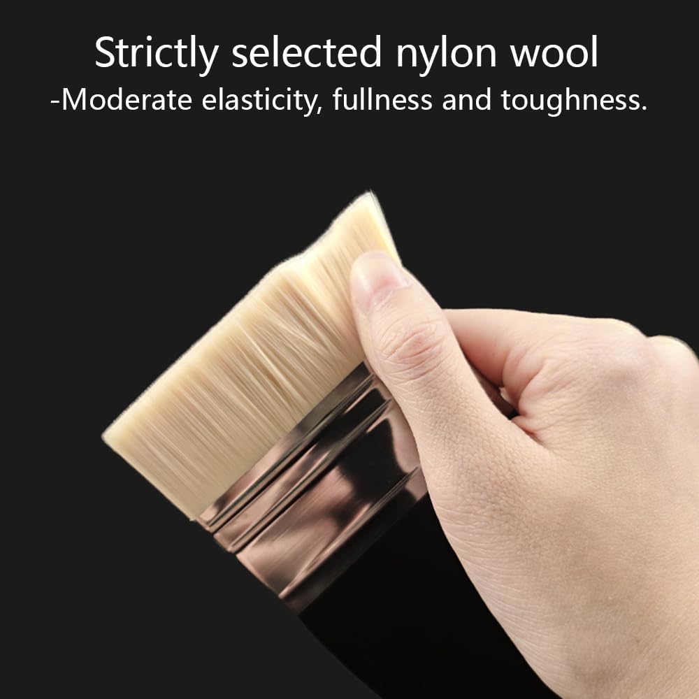 Household Bristle Paintbrushes, 5-Inch Angled Paint Brush, Painting Tool,Household Supplies,Board Brush for Brush, Painting, Coloring, Drawing - Large