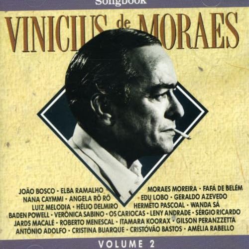 Vinicius de Moraes 2 / Various [Audio CD] Various Artists; Vinicius de Moraes; Vinícius de Moraes; Vincente De Morales; Jovino Santos Neto; Edú Lobo; Edson Bastos; Quartera; Amélia Rabello; Elba Ramalho; Antonio Adolfo; Robertinho Silva; Roberto Marques; Roberto Menescal; Roberto Stephenson; Roberto Stepheson; Faf de Bel m; Fabio Paschoal; Fabio Pascoal; Ângela Ro Ro; Renato Massa; Badeco; Baden Powell; Barney; Leny Andrade; Luíz Melodia; Luiz Augusto Rodrigues Pereira; Lulu Pereira; Marcio Bahia; Gilson Peranzzetta; Sérgio Ricardo; Sergio Nacif; Severino Filho; Giancarlos Spala Pareschi; Geraldo Azevedo; João Bosco; Joao Daltro; Ovidio Brito; Os Cariocas; Verônica Sabino; Wanda S; Paul Russo; Nelson Faria; Jards Macal; Nana Caymmi; Maurício Carrilho; Cachal; Teco Cardoso; Hermeto Pascoal; Helio Delmiro; Humberto Araujo; Clauton Salles; Moraes Moreira; Cristina Buarque; Crist v o Bastos; Ithamara Koorax; Jacar; José Roberto Bertrami; Paulinho Daaba; Chico Buarque; Carlos Lyra; Antonio Carlos Jobim and Almir Chediak