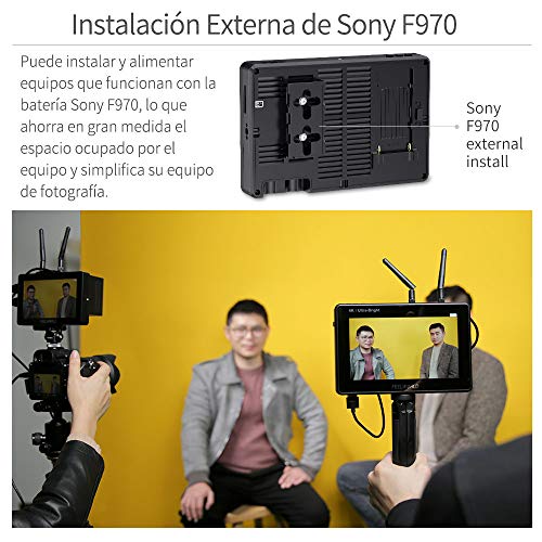 Monitor de campo Feelworld LUT7 PRO 7 pulgadas con pantalla táctil IPS y monitorización 3D LUT 2