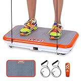 Ganzkörper-Fitness und Erholung: Die Powerfit Elite Vibrationsplattform ist vielseitig genug, um zu Hause, im Büro oder auf Reisen zu Ihren Lieblingszielen verwendet zu werden. Es ist leicht zu verstauen, arbeitet geräuschlos und verfügt über ein kompaktes Design
