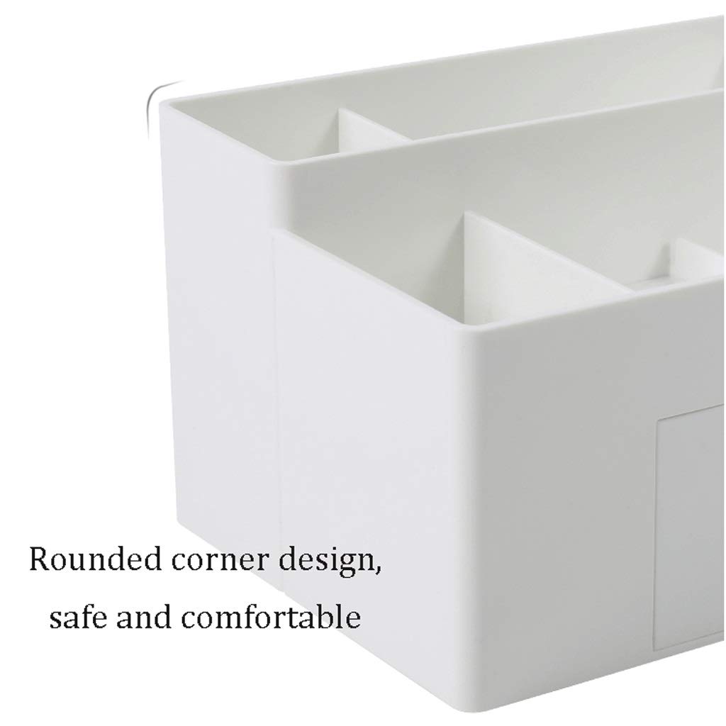Uchwyt na pióro na biurko Desk Uchwyt na Pióro Stojak z szufladą Pióro Pole Box Container Makeup Organizator Organizator Przechowywanie Dla Office Home Multifunkcjonalne Pióro posiadacze