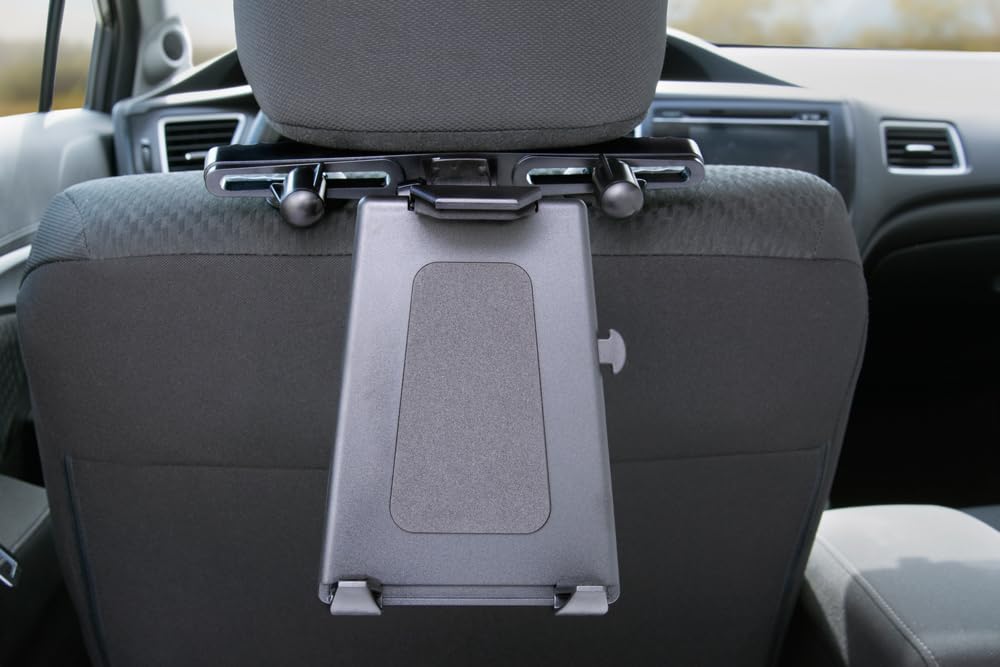 ARKON Support appuie-tête de Voiture pour iPad Pro, iPad Air, iPad 4, 3, 2, Galaxy Note Galaxy Tab Pro Noir