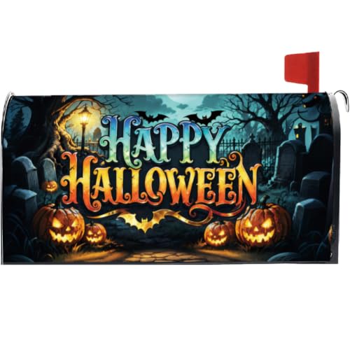 PRESSINART Couvre-Boîte aux Lettres Halloween 18 x 21po Imperméable