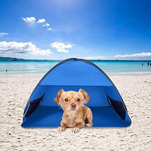 Hopbucan Mini Pets Beach Sun Shelter,Automatic Open Portable Waterproof Tent, for Beach Grass,Indoor,Outdoor Camping - Image 4