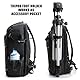 USA Gear DSLR Kamerarucksack, Foto Rucksack Anti-Shock Kameratasche mit 43,18 cm Laptop-Tasche, wasserdichte Abdeckung, Verstellbare Linse Lagerung & Stativhalter - Orange
