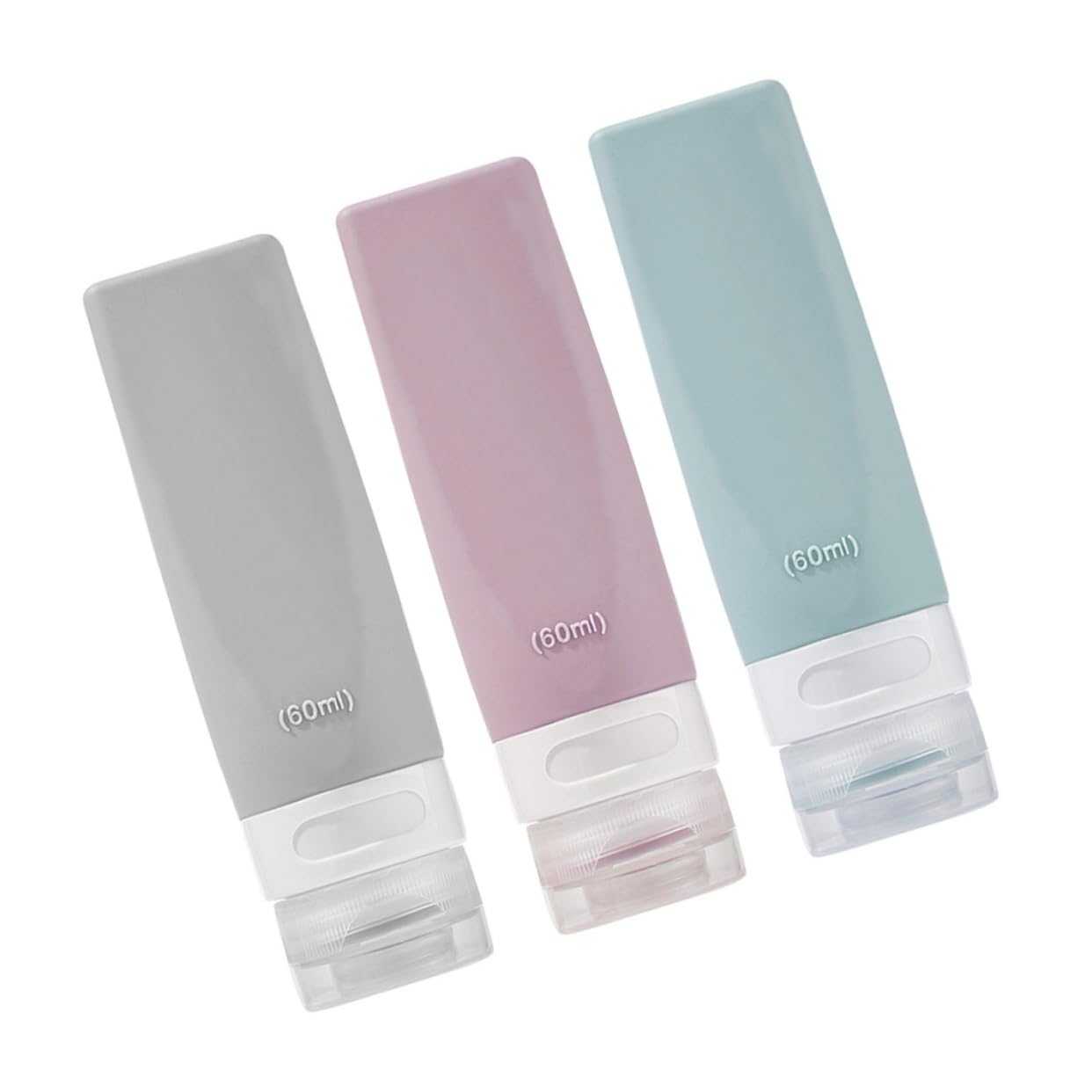 FOMIYES 5 Set Di Flaconi Per Cosmetici Liquidi Da Viaggio Flaconi Per Lozione Contenitori Per Shampoo Da Viaggio in Silicone 3 Pezzi*5