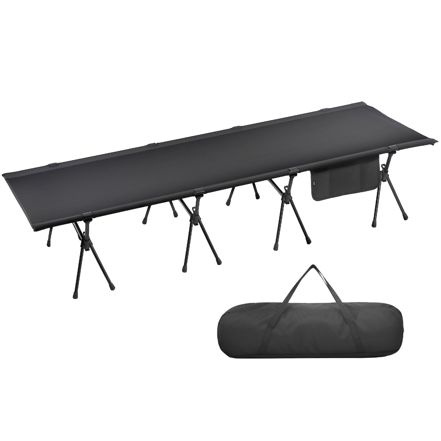 Aufladen(アウフレーデン) コット ワイドサイズ キャンプ 軽量 キャンピングコット キャンピングベッド ベッド コンパクト ２WAY 幅80cm 長さ210cm 日本企業企画 (ブラック) Amazon.co.jp: Aufladen(アウフレーデン) コット ワイドサイズ