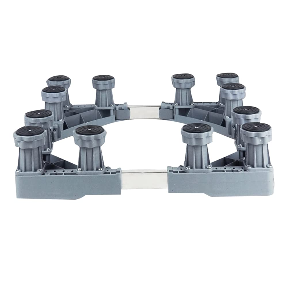 Supporto per lavatrice Base per lavatrice Multifunzione Base di supporto per frigorifero Mobile Universale Base Regolabile per Asciugatrice Frigorifero Accessori da Cucina