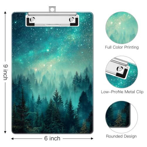 Image of Small Plastic Clipboard 6 x 9 in, Standard A5 Size Fashion Clip Board