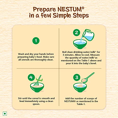 Image of Nestum Baby Cereal From 8 To 12 Months, Rice Vegetables, 300G Bag-In-Box Pack (Pack Of 2)