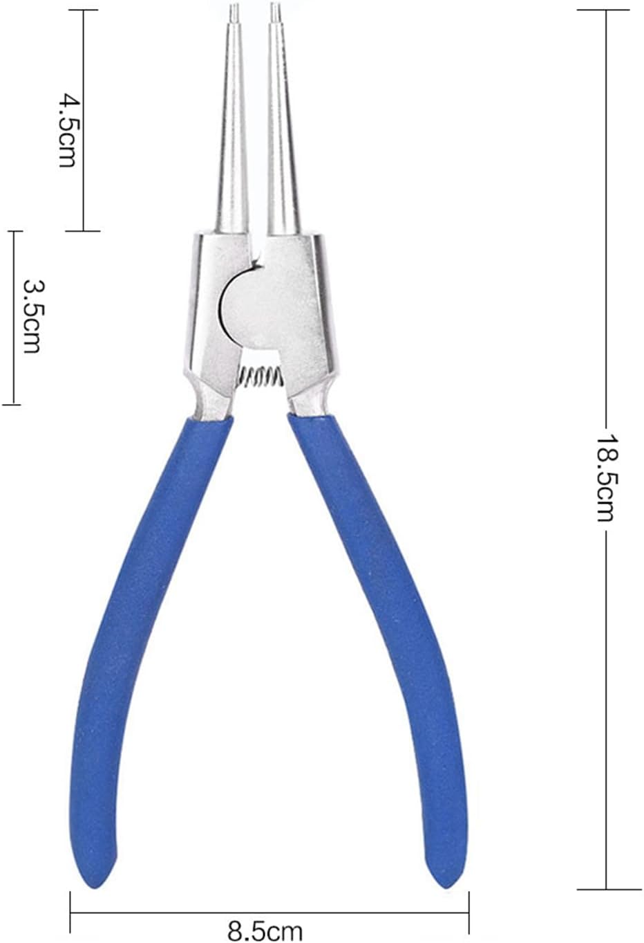 BORDSTRACT 7 Inch Snap Ring Pliers Set, Internal External, Straight Bent Combo, Ergonomic Grip Auto Repair, Machinery Maintenance, DIY Tasks