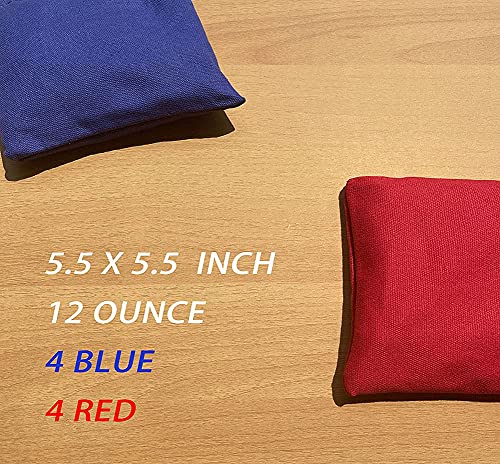 Cometoss Cornhole Set Outdoor Game-Includes 2 Mdf Wood Boards 35.4X23.6 Inch,8 12 Ounce Corn Hole Bean Bag Cornhole Set (A-Wood Grain)… #TOP5