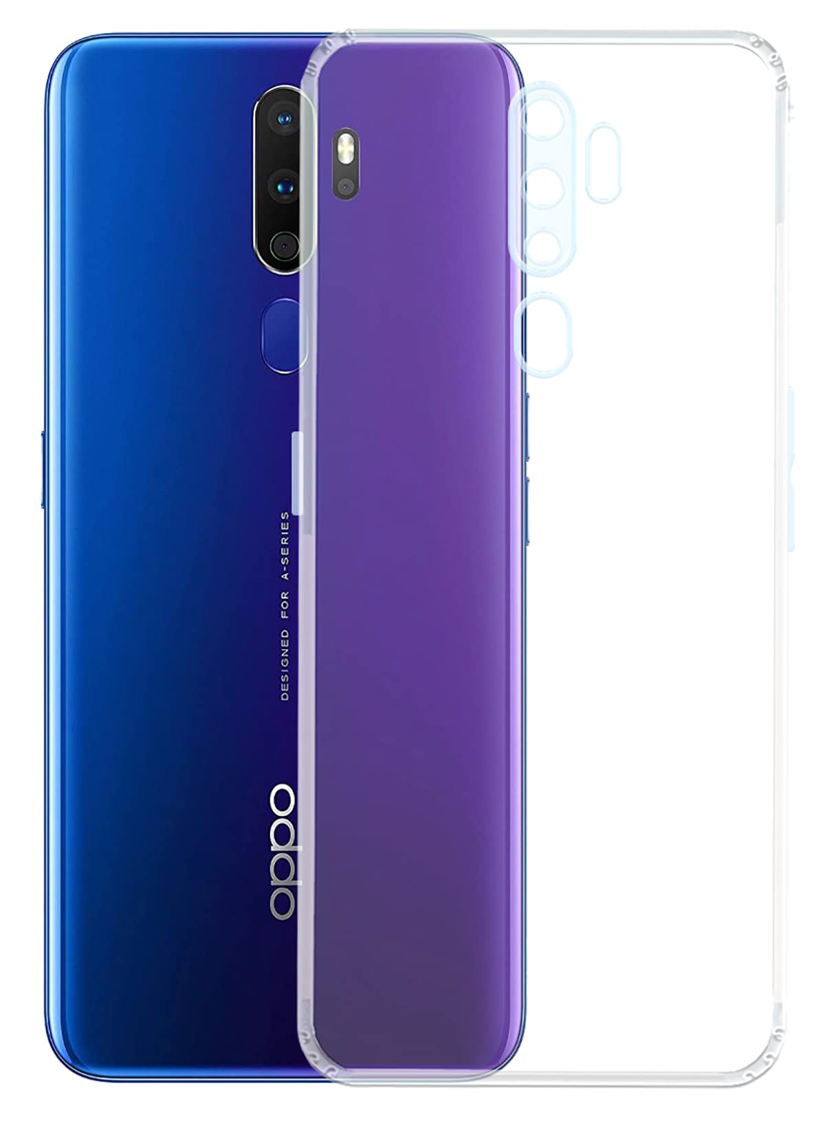 YOFO Rubber Back Cover Case for Oppo A9(2020) (Transparent) with Bumper Corner (B08SJX573K) Amazon Price History, Amazon Price Tracker