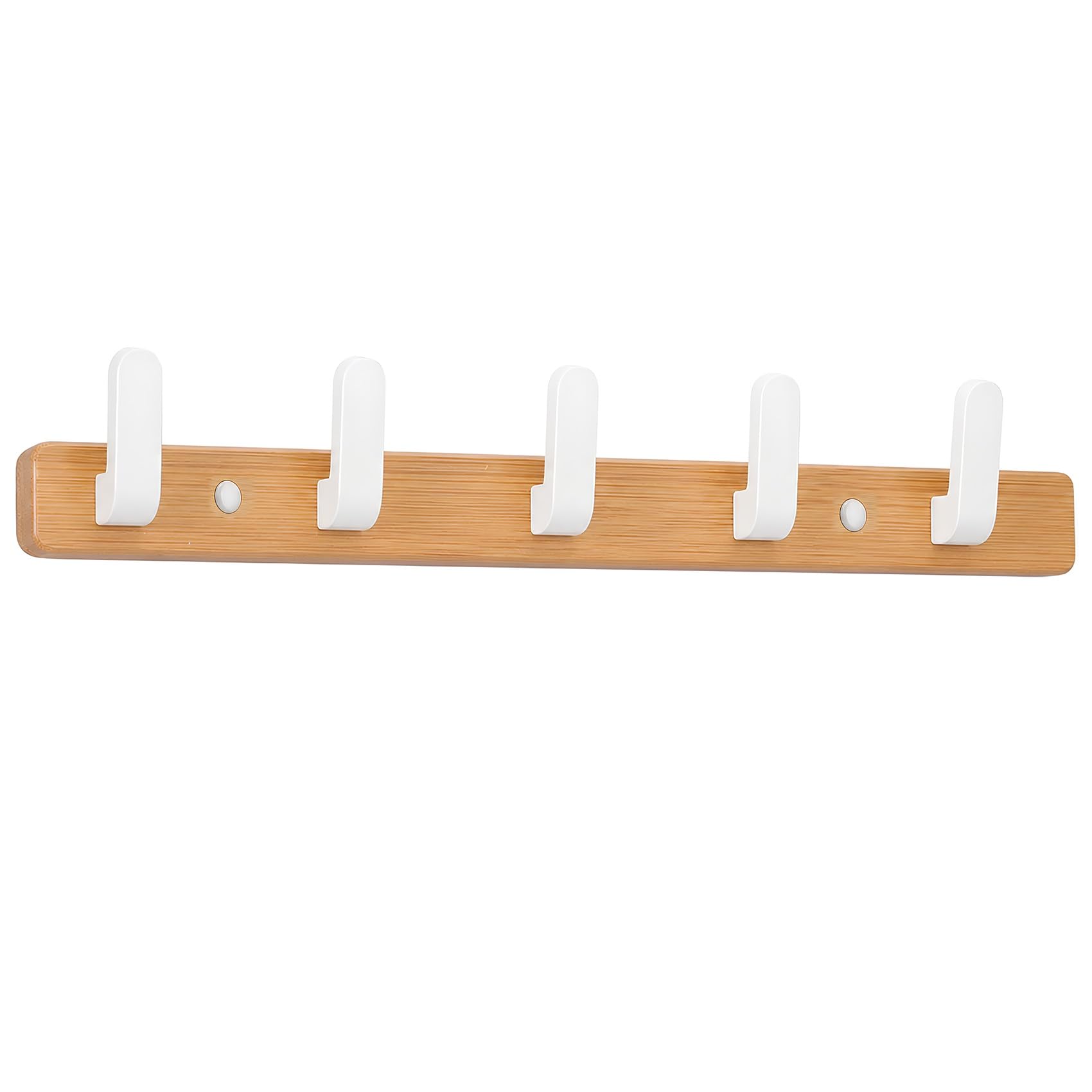 Tzufa Crude Wood Wooden Coat Hooks Coat Rack Wall Mounted Easy Install Wall Hooks