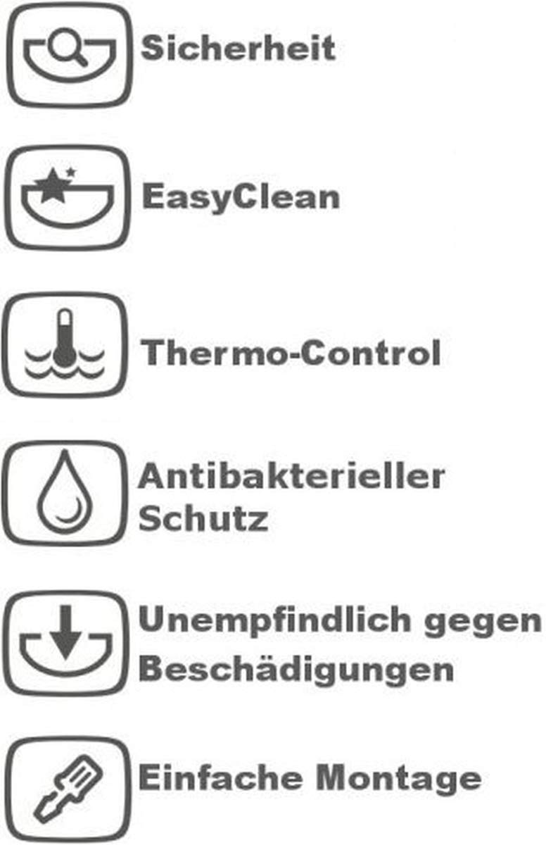 VBChome Duschwanne 90x90x5 cm R55 Duschtasse Viertelkreis für Duschkabine Styroporträger flach Sanitär-Acryl Duschbecken stabil glatt weiß Dusche+ Ablaufgarnitur