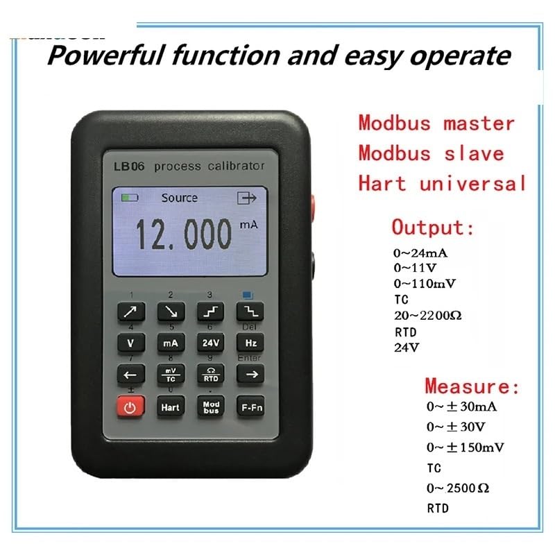 NURII Multifunction Process Calibrator, LB06, Signal Calibrator, MODBUS RTU Communicator PT100 Frequency 4-20mA 0-10V