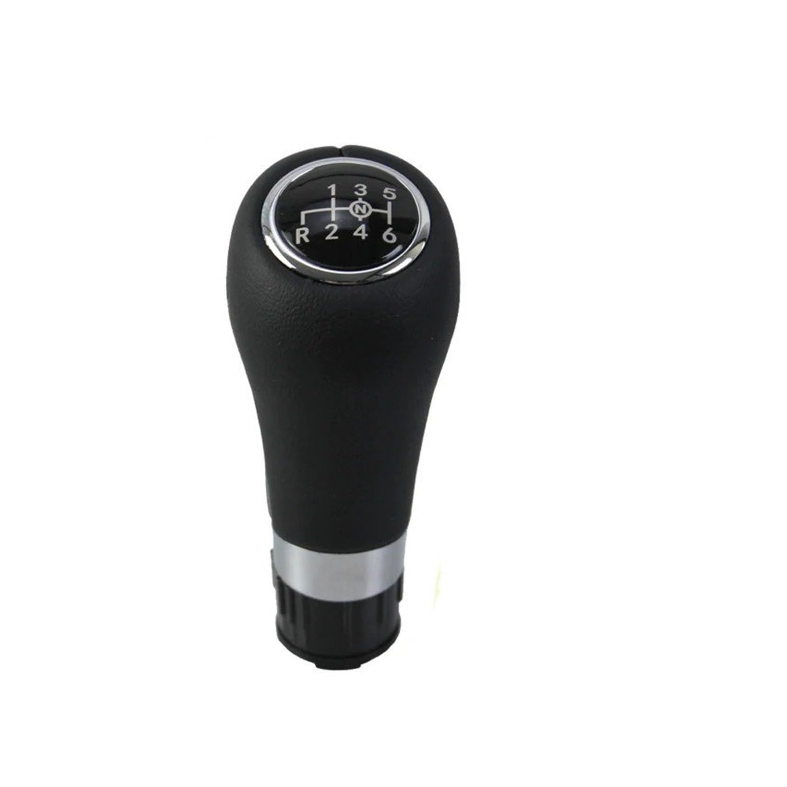 SAUANMNKTP Gearshift Knob for Benz GLK Class X204 2008-2015 6 Speed Manual Car Shift Gear Stick Knob(6 Speed-Down 14.5mm)