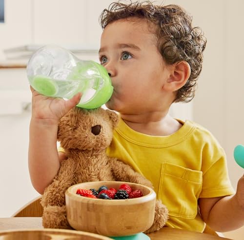 Image of Munchkin Click Lock Tip & Sip Weighted Straw Cup, Green