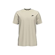 Nike M Nsw Club Tee Maglietta, Sail Black, XL Uomo