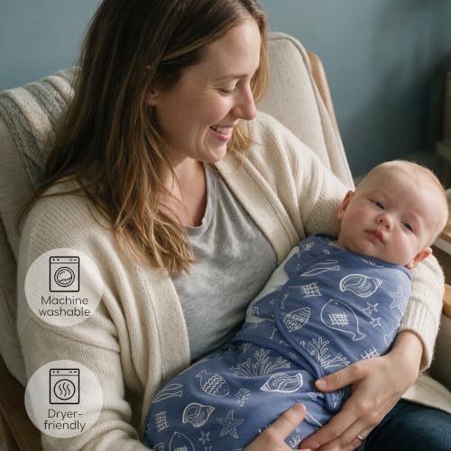 Image of Cotton Swaddles for Newborns, Baby Newborn Swaddle 0-3 Month