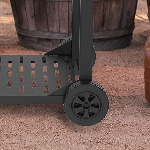 Nexgrill Premium Charcoal Bbq Grill, 22 Inches Barbecue Grill, Charcoal Barrel, Outdoor Cooking, Side Shelf, For Camping Patio Backyard, Black #TOP3