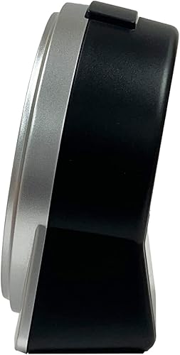 Vista 3 de Seiko Marui - Reloj despertador para dormitorio, color plateado