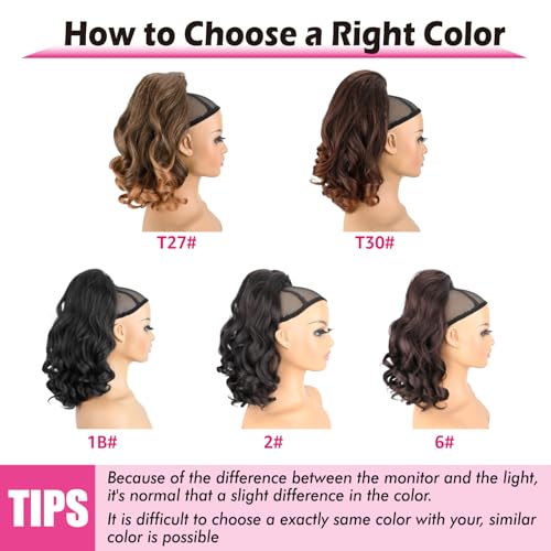 Uamy Hair Long Natural Black Drawstring Ponytail Extension For Black Women 18Inch Loose Curly Ends Yaki Straight Drawstring Ponytail Synthetic Slight Kinky Straight Pony Tail Hairpieces For Daily Use thumb #4