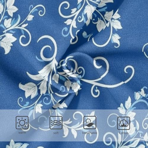 Flower Toddler Underwear Floral 2t Cotton Girl Panties Cute White Blue Floral Flowers Kids Briefs Undies3