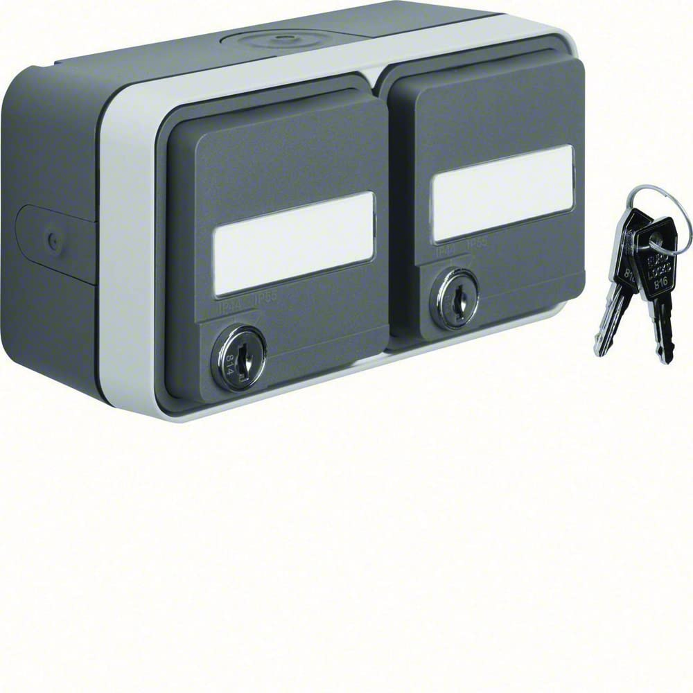 Prise de courant 41452045 murale 2P+T encastrable blanche - 2