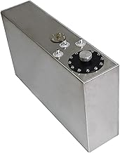 GXYWADY 15 Gallon Slim Aluminum Race / Drift Fuel Cell Gas Tank 57L Silver & Level Sender