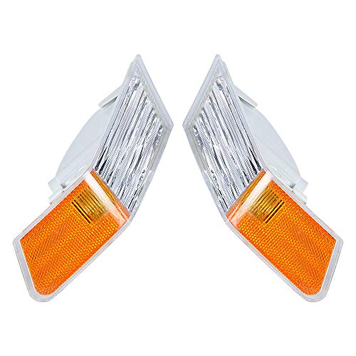 Compatible with 2007-2017 Patriot MK74 LR Amber Parking Light Turn Signal Marker Directional Lamp Front Pair