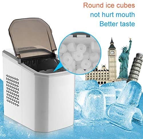 Vollautomatische Eismaschine, kleine Eiswürfelmaschine für zu Hause, kommerzieller Milchtee-Shop 15 kg Eismaschine… – Bild 7