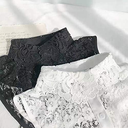 4Inch Wide Flowers Pattern Inelastic Embroidery Lace Trim,Curtain Tablecloth Slipcover Bridal Diy Craft Supply 3 Yards (Black) #TOP4