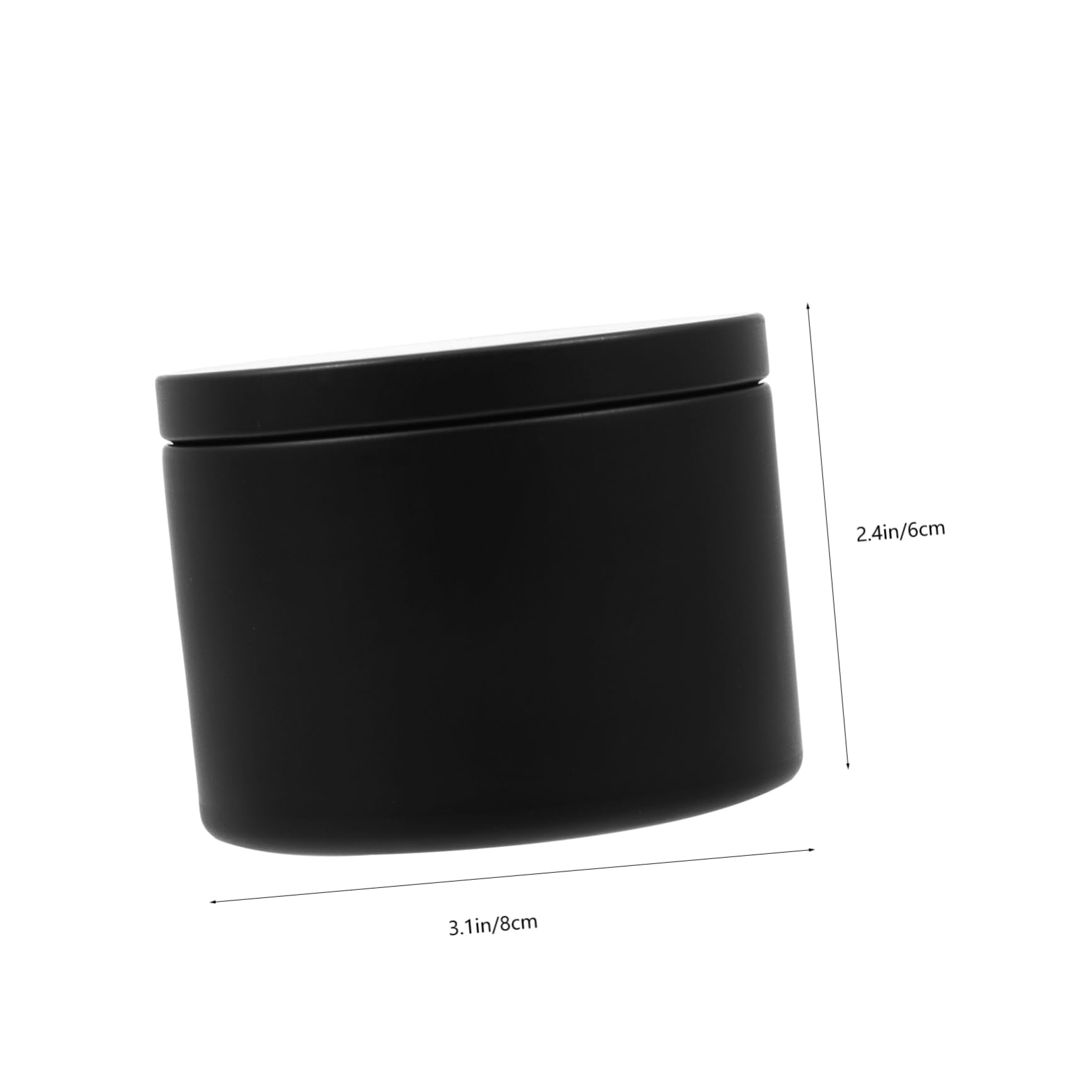 ARTIBETTER Metal Iron Candle Containers 3pcs Empty Candle Jars Portable Storage for Home Office Parties