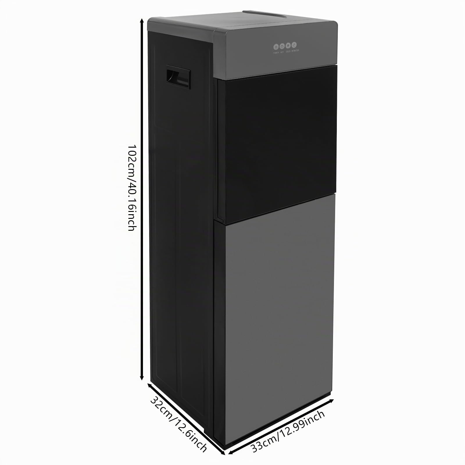 Distributore di acqua indipendente per ufficio o casa, 500 W, riscaldamento 75 W, 5 l/h raffreddamento, 3 uscite