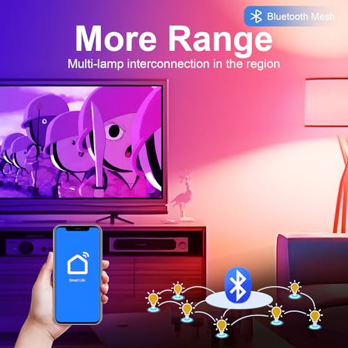 Lampadina E27 LED Bluetooth Mesh G150, 18W equivalenti a 200W, 2880Lumen, RGB dimmerabile, Applicazione di controllo 2700k-6500k, Musica sincrona cambia colore - Illuminazione - Immagine 1