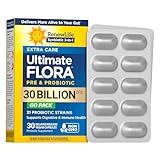 Renew Life Extra Care Go-Pack Probiotic Capsules, Daily Supplement Supports Immune, Digestive and Respiratory Health, L. Rhamnosus GG, Dairy, Soy and gluten-free, 30 Billion CFU, 30 Ct