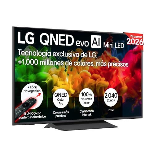 LG 55QNED81B6A   Smart TV QNED EVO MiniLED AI QNED81 55 Pulgadas 4K 2026