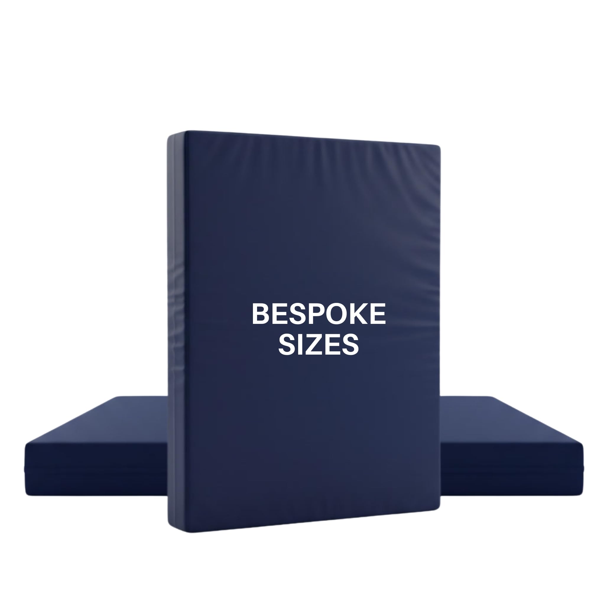 Custom Made Crash Mats Bespoke Gym Mats for Landing, Tumbling, Falling, Crashing Yoga Exercise Navy Blue, 8cm Thick