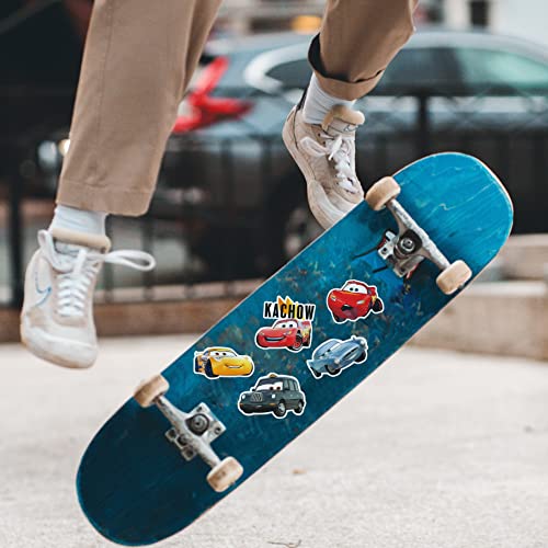 50Pcs Kawaii Cartoon Stickers, Cute Car Cartoon Vinyl Sticker For Water Bottle Laptop Car, Decal For Kids Teens Adults (A123) #TOP5